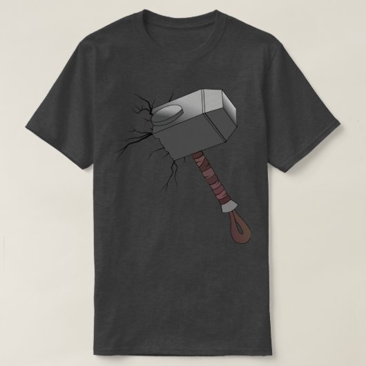 Mjolnir Thors Old Hammer T-Shirt (Design vorne)