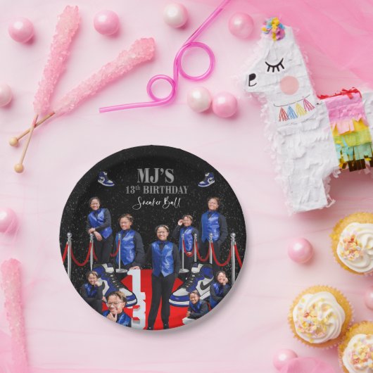 MJs Sneakerball Pappteller (Party)