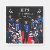 MJs Sneakerball Serviette (Vorderseite)