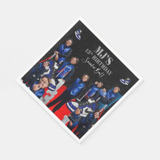 MJs Sneakerball Serviette (Ecke)