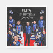 MJs Sneakerball Serviette (Vorderseite)