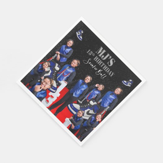 MJs Sneakerball Serviette (Ecke)