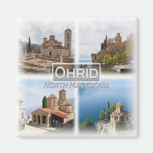 MK0012 Europa, Nordmakedonien, Ohrid, Kühlschrank Magnet