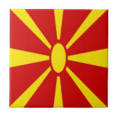 MK001 FLAG, Mazedonien, Fliese (Vorderseite)