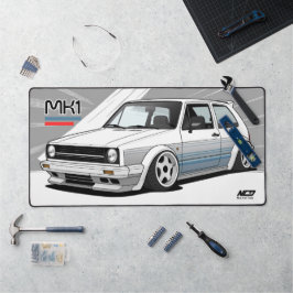Mk1 VDub Golf Stance Autokultur Schreibtischunterlage