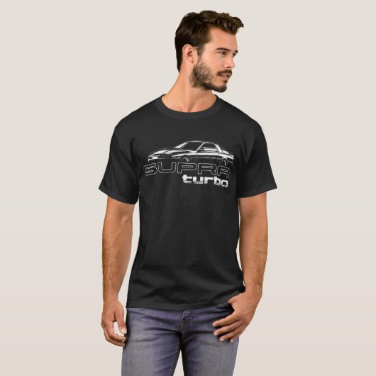 Mk3 Supra Turbo in Weiß T-Shirt (Vorne ganz)