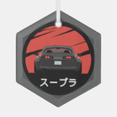 MK4 Supra Ornament Aus Glas (Vorderseite)