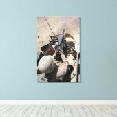 MK-19 automatische Granatwerfer Leinwanddruck (Insitu (Holzboden))