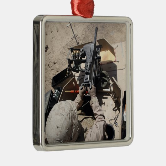 MK-19 automatische Granatwerfer Silbernes Ornament (Rechts)