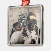 MK-19 automatische Granatwerfer Silbernes Ornament (Links)