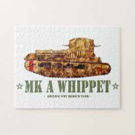 MK a Whippet World War One British Medium Tank WWI Puzzle