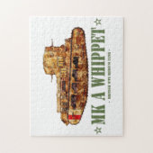 MK a Whippet World War One British Medium Tank WWI Puzzle (Vertikal)