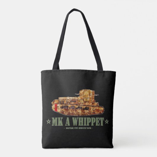 MK a Whippet World War One British Medium Tank WWI Tasche (Rückseite)