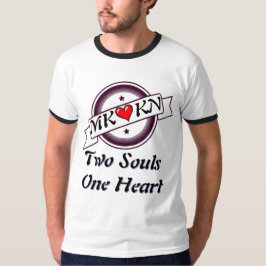 MK  KN Zwei Souls Ein Herz Ringer T - Shirt - Free