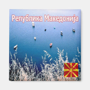 MK - Mazedonien - See Ohrid Magnet