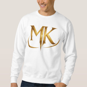 MK Monogram Bold Gold Metall Herren T-Shirt 3D Lux Sweatshirt