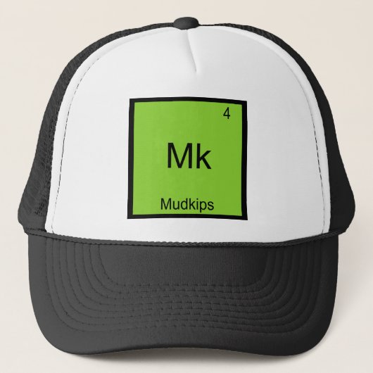 MK - Mudkips Meme Element Funny Chemistry T - Shir Truckerkappe (Vorderseite)