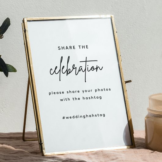 Mkdern Geben Sie die Liebe Hochzeitsschild Poster