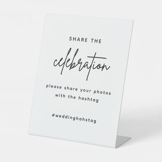 Mkdern Geben Sie die Liebe Hochzeitsschild Sockelschild (Vorderseite)