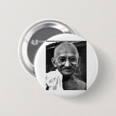 MKGandhi Button (Vorne & Hinten)