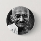 MKGandhi Button (Vorderseite)