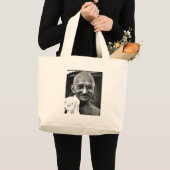 MKGandhi Jumbo Stoffbeutel (Vorderseite (Produkt))