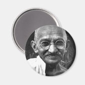 MKGandhi Magnet (Vorderseite/Rückseite)