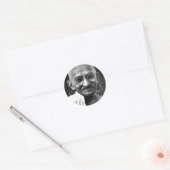 MKGandhi Runder Aufkleber (Umschlag)