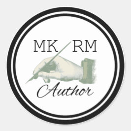 MKRMAuthor Logo-Aufkleber Runder Aufkleber