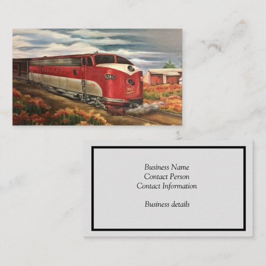 MKT-Zug Visitenkarte (Vorne/Hinten)