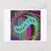 MKULTRA - entkam dem Labor... Postkarte (Vorderseite)