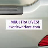 MKULTRA LEBEN! exoticwarfare.com Autoaufkleber (Auf Auto)