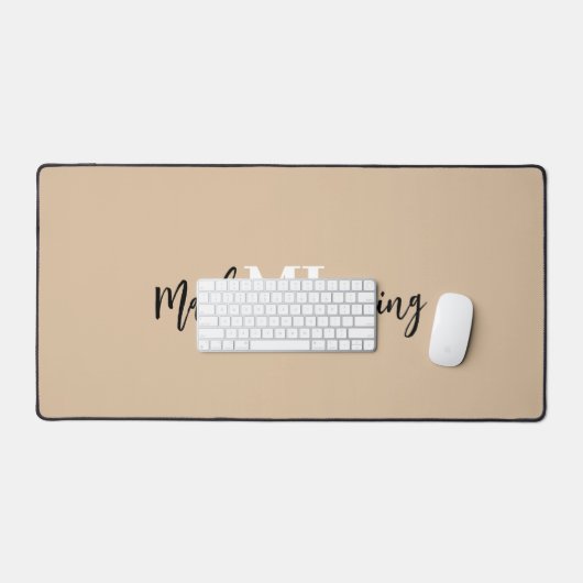 ML Pro Desk Mat – Crafted for Visionaries & Doers Schreibtischunterlage (Tastatur & Maus)