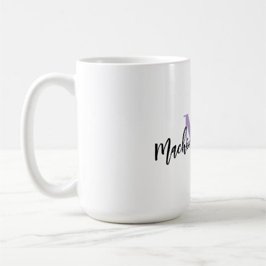 ML White Mug – For Machine Learning Lovers 💜☕ Kaffeetasse (Links)