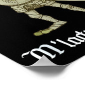 M'lady Said Yes Funny Frog Couple Matching Poster (Ecke)