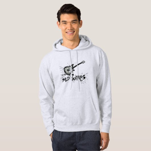 MLD Guitars- Mens Hoodie pullover (Vorne ganz)