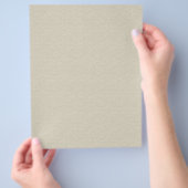 MLE NEUTRAL TAN DEKORATIVE EMBOSSEKTION PATTERTEXT FLYER (Hand)