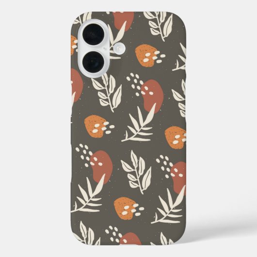Mled Botanica - Erthy Modern Blätter Case-Mate iPhone Hülle (Rückseite)