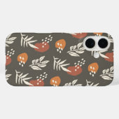 Mled Botanica - Erthy Modern Blätter Case-Mate iPhone Hülle (Rückseite (Horizontal))