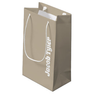 Mled Elegance - Small Calm Stone Name Gift Bag Kleine Geschenktüte