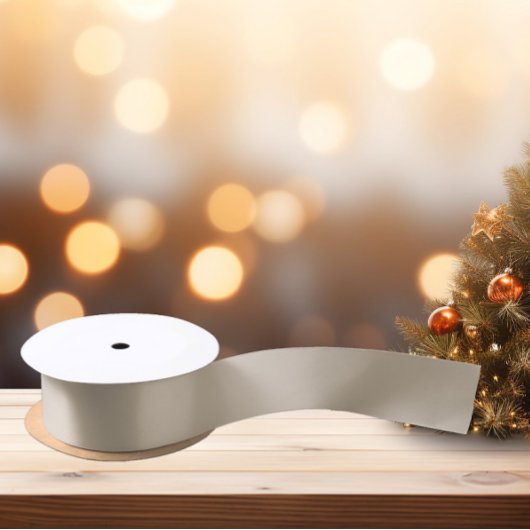 Mled Elegance - Solid Calm Stone Satinband