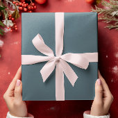 Mled Elegance - Solid Slate Blue Geschenkpapier