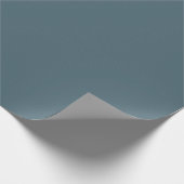 Mled Elegance - Solid Slate Blue Geschenkpapier (Ecke)