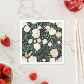 Mled Elvory Floral Pattern mit Grün Schwarz Serviette (Beispiel)