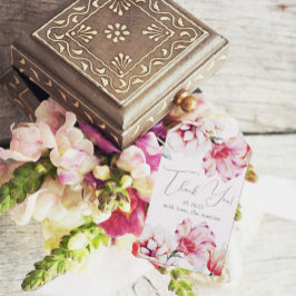 Mled Lavender Floral Wedding Vielen Dank Geschenkanhänger