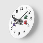 MLFB Football Runde Wanduhr (Winkel)