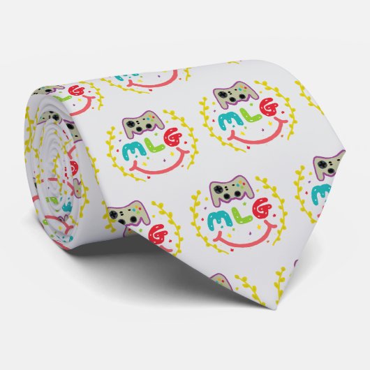 MLG - Major League Gamer Krawatte (Gerollt)