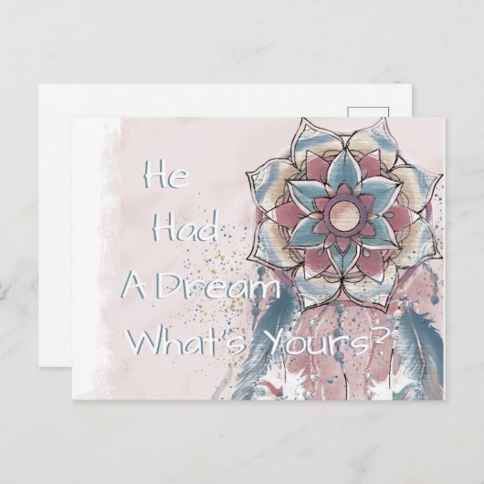 MLK Dreams Postkarte (Vorne/Hinten)