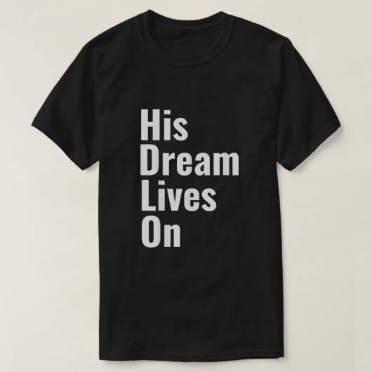 MLK Martin Luther King Day T-Shirt (Design vorne)