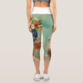 Mlle Charlotte Berthier von Pierre-Auguste Renoir Capri Leggings (Rückseite)